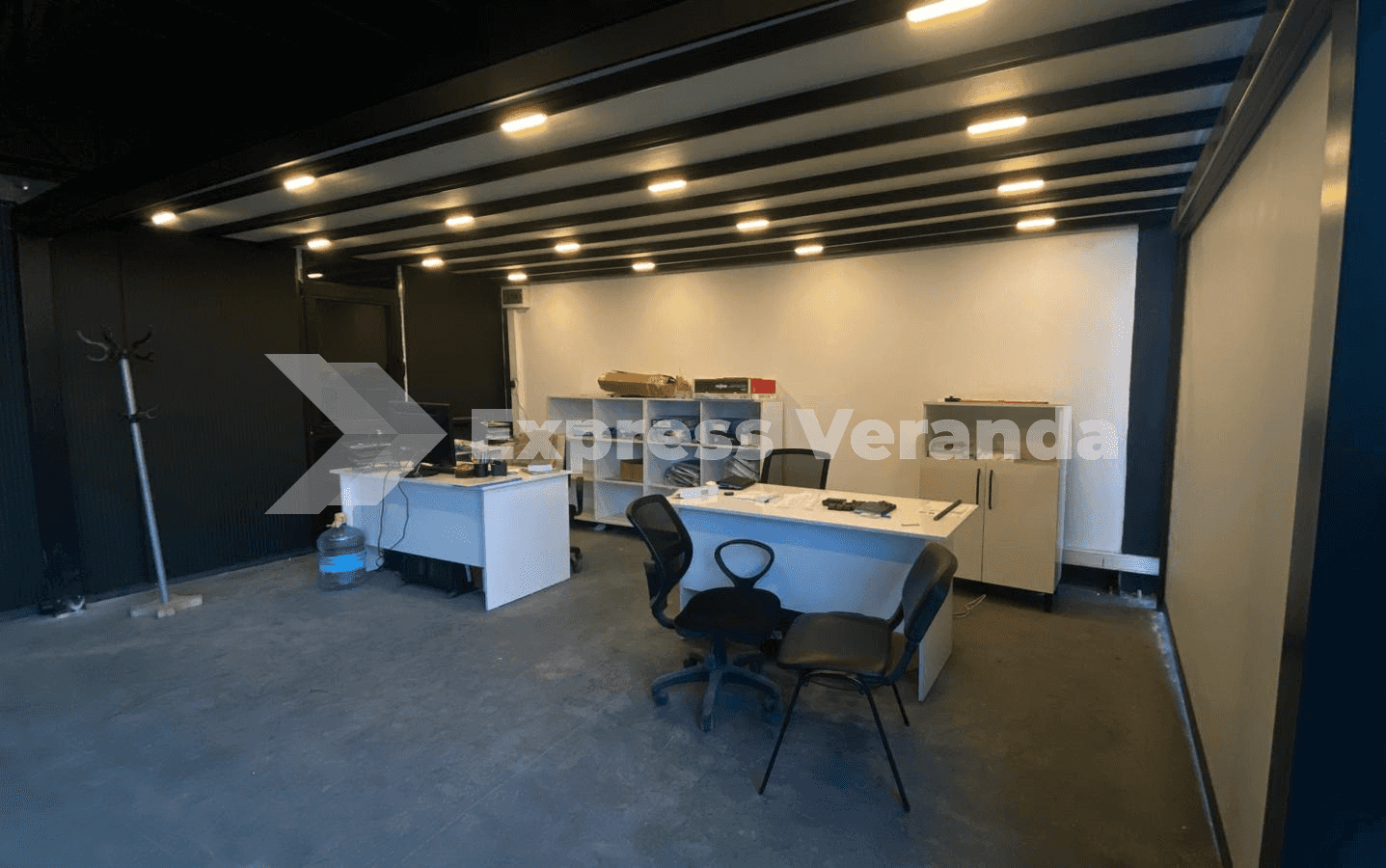 Motorized Fabric Pergola